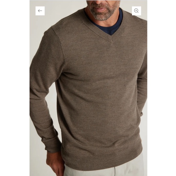 BARKERS' Skyland ZQrx Merino Vee Sweater. 100% Merino Wool, New Zealand Brand. - Picture 3 of 8